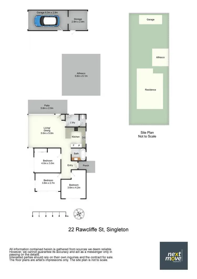 Floorplan of Homely house listing, 22 Rawcliffe Street, Singleton NSW 2330
