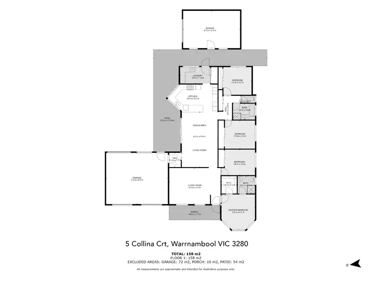 Floorplan of Homely house listing, 5 Collina Court, Warrnambool VIC 3280