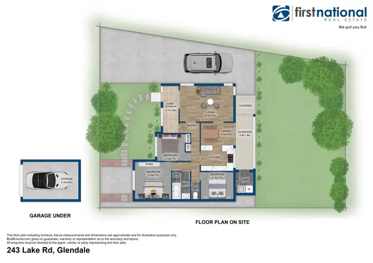 Floorplan of Homely house listing, 243 Lake Road, Glendale NSW 2285