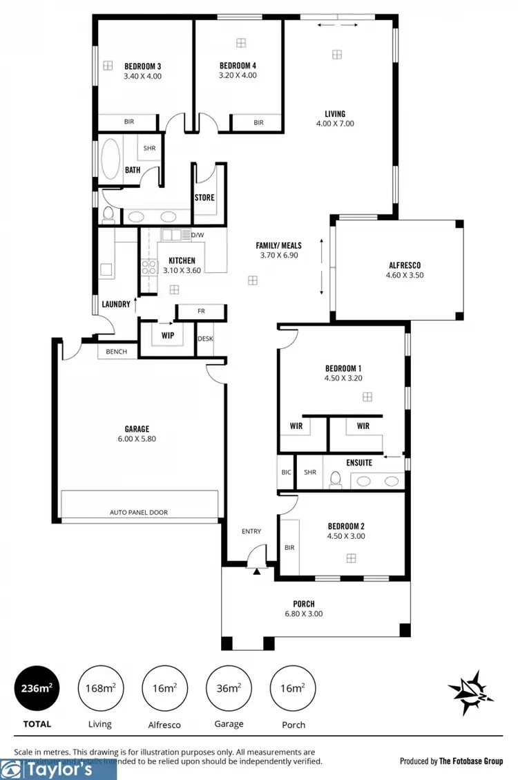 Floorplan of Homely house listing, 34 Francis Street, Lightsview SA 5085
