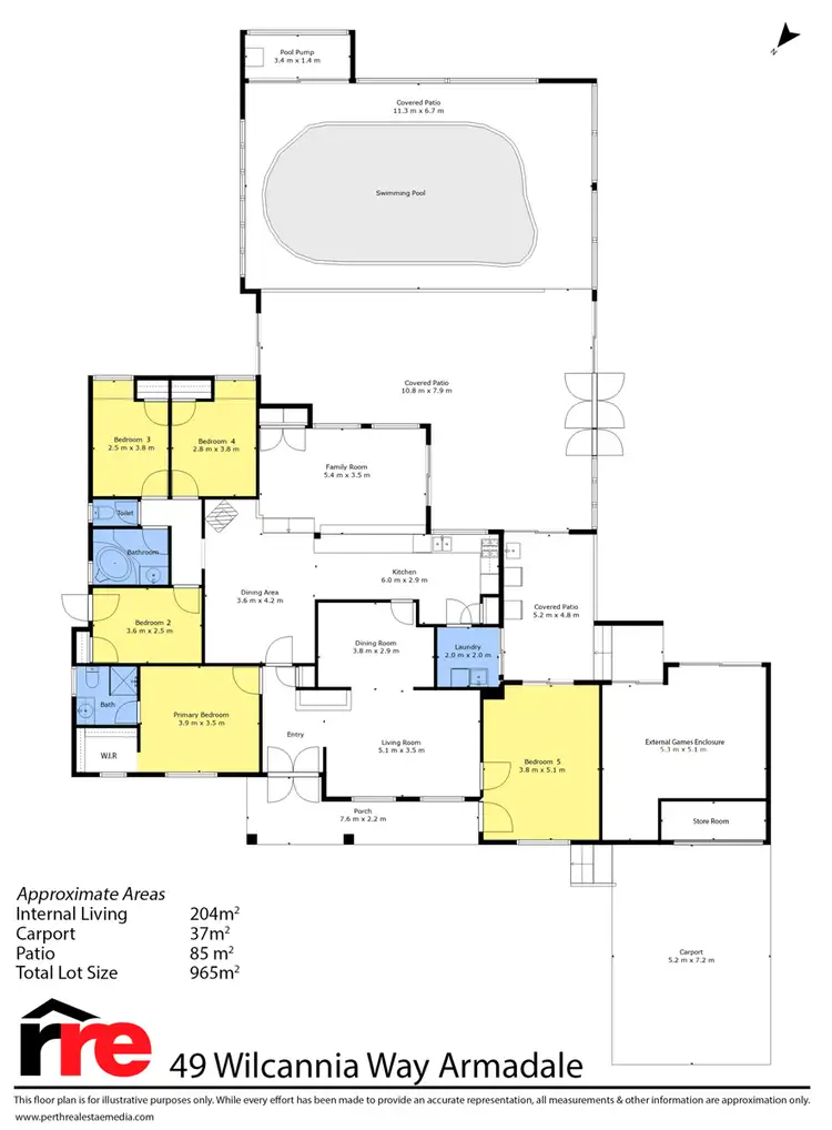 Floorplan of Homely house listing, 49 Wilcannia Way, Armadale WA 6112