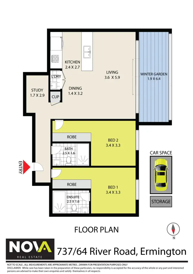 Floorplan of Homely apartment listing, 737/64 River Road, Ermington NSW 2115