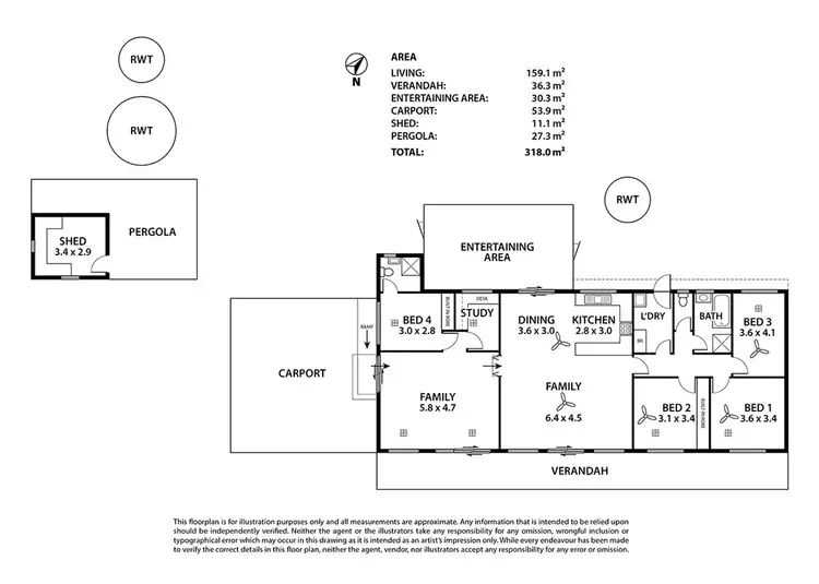Floorplan of Homely townhouse listing, 7 Purnong Road, Mannum SA 5238