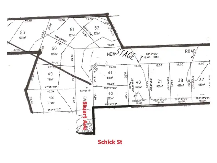 Floorplan of Homely land listing, Lot 203 Stuart Avenue, Loxton SA 5333