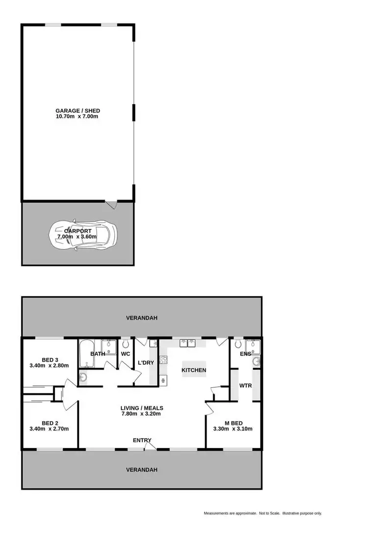 Floorplan of Homely house listing, 7 South Street, Henty NSW 2658