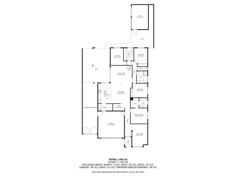 Floorplan of Homely house listing, 4 Arnica Circuit, Baranduda VIC 3691