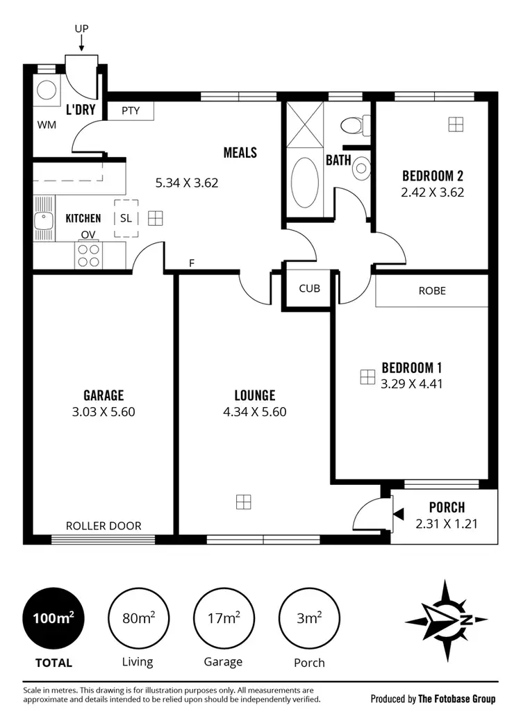 Floorplan of Homely unit listing, 4/19 Park Road, Kensington Park SA 5068