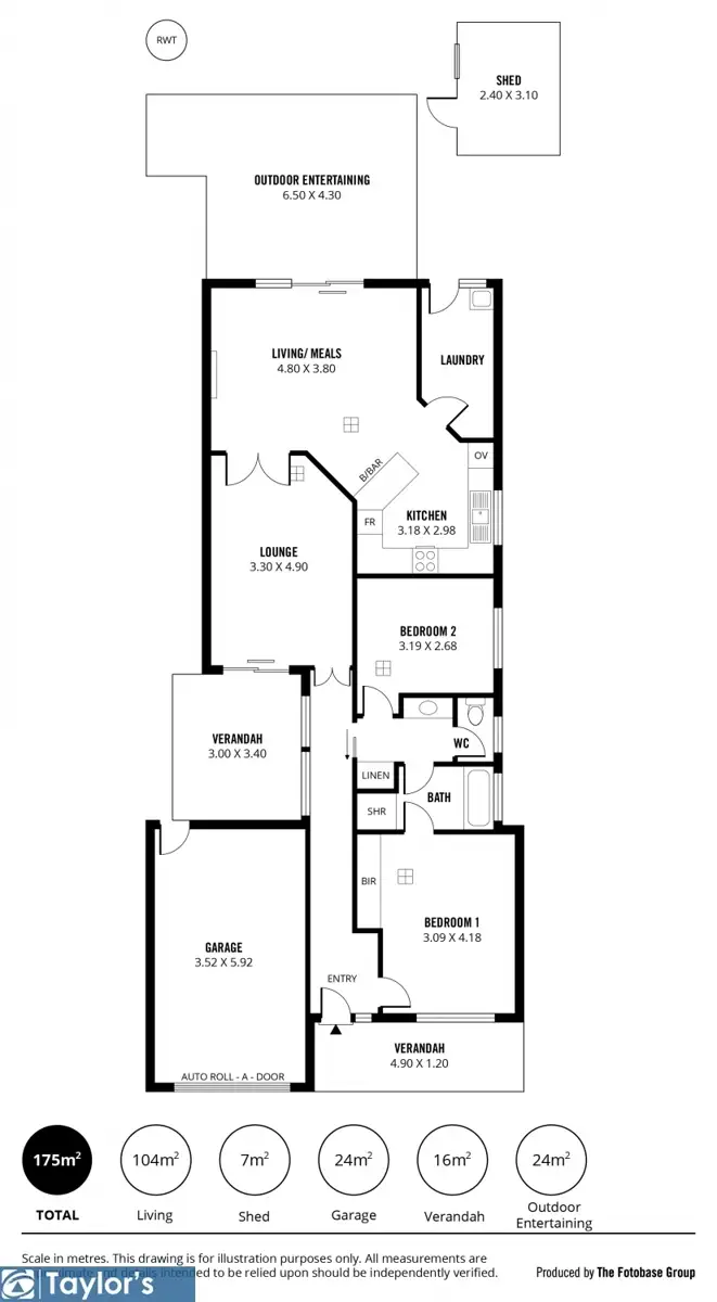 Floorplan of Homely house listing, 5 Ruse Court, Golden Grove SA 5125