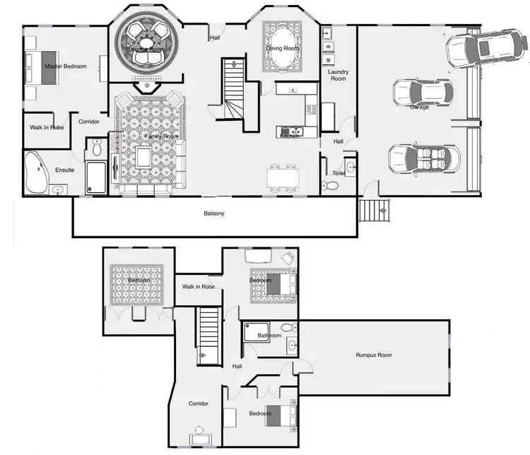 Floorplan of Homely house listing, 2 Classic Court, Berwick VIC 3806