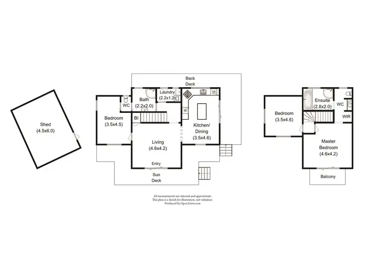Floorplan of Homely house listing, 19 Scenic Hill Road, Huonville TAS 7109