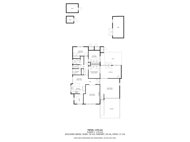 Floorplan of Homely house listing, 20 Mayfair Drive, Wodonga VIC 3690