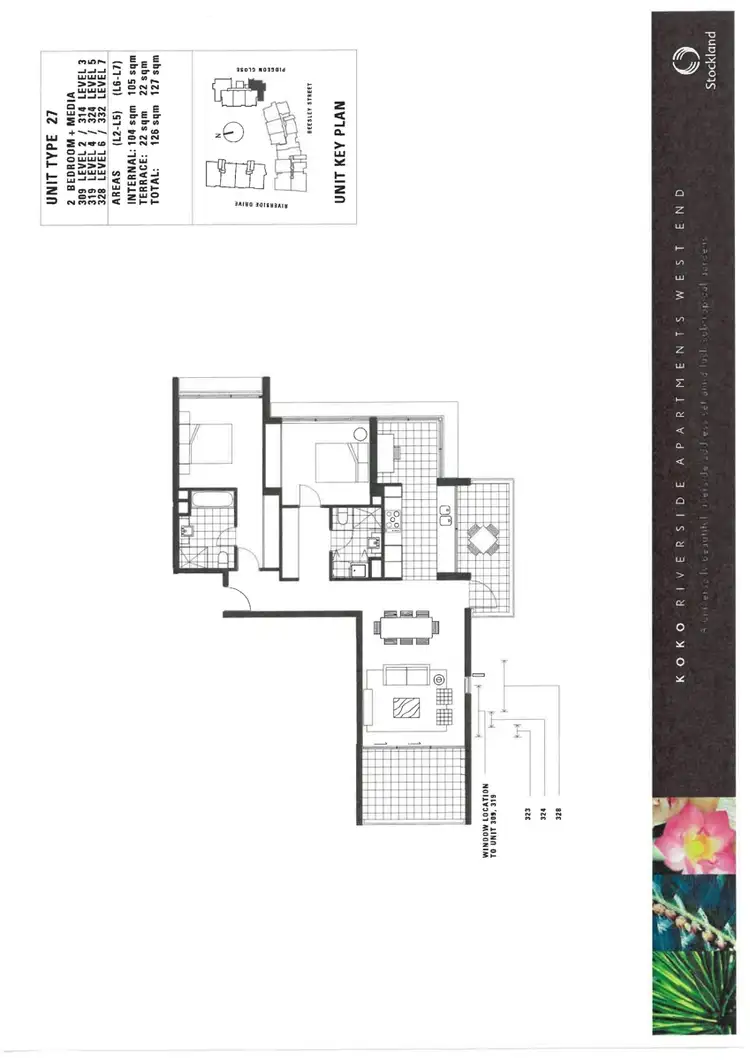 Floorplan of Homely house listing, 332/10 Pidgeon Close, West End QLD 4101