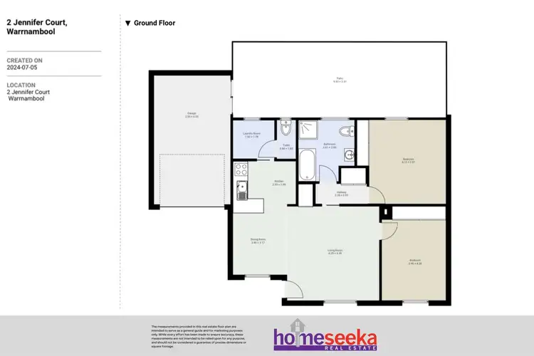 Floorplan of Homely house listing, 2 Jennifer Court, Warrnambool VIC 3280