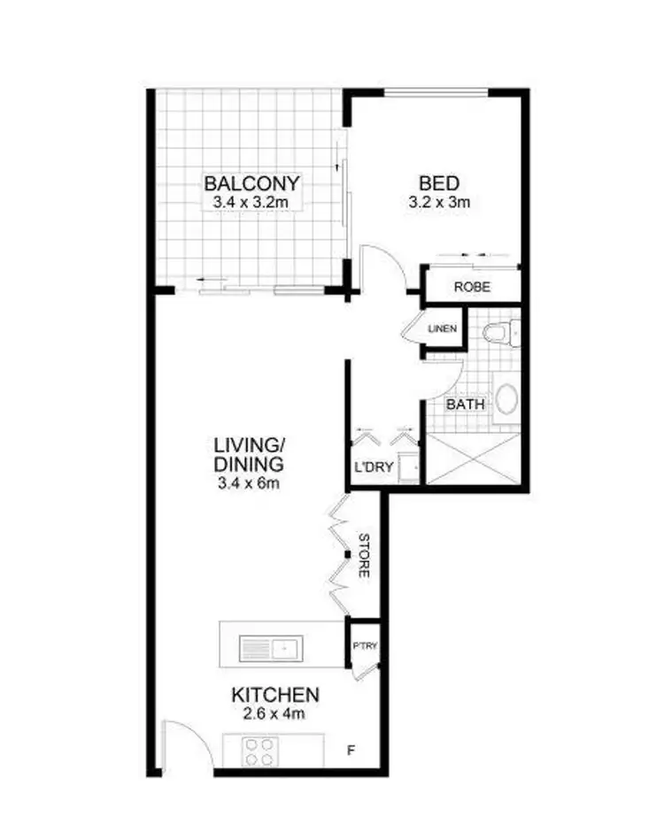Floorplan of Homely house listing, 8316/43 Forbes Street, West End QLD 4101