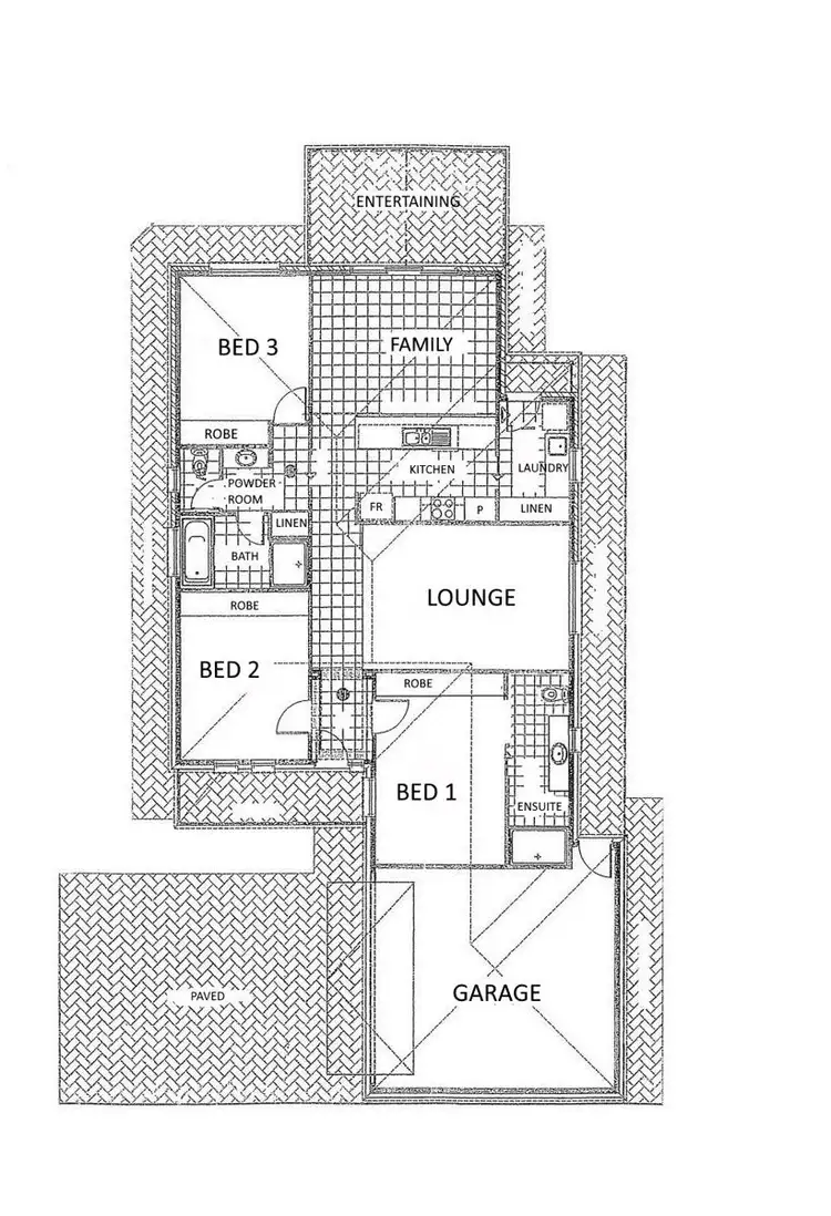 Floorplan of Homely house listing, 1/393 Eleventh Street, Mildura VIC 3500
