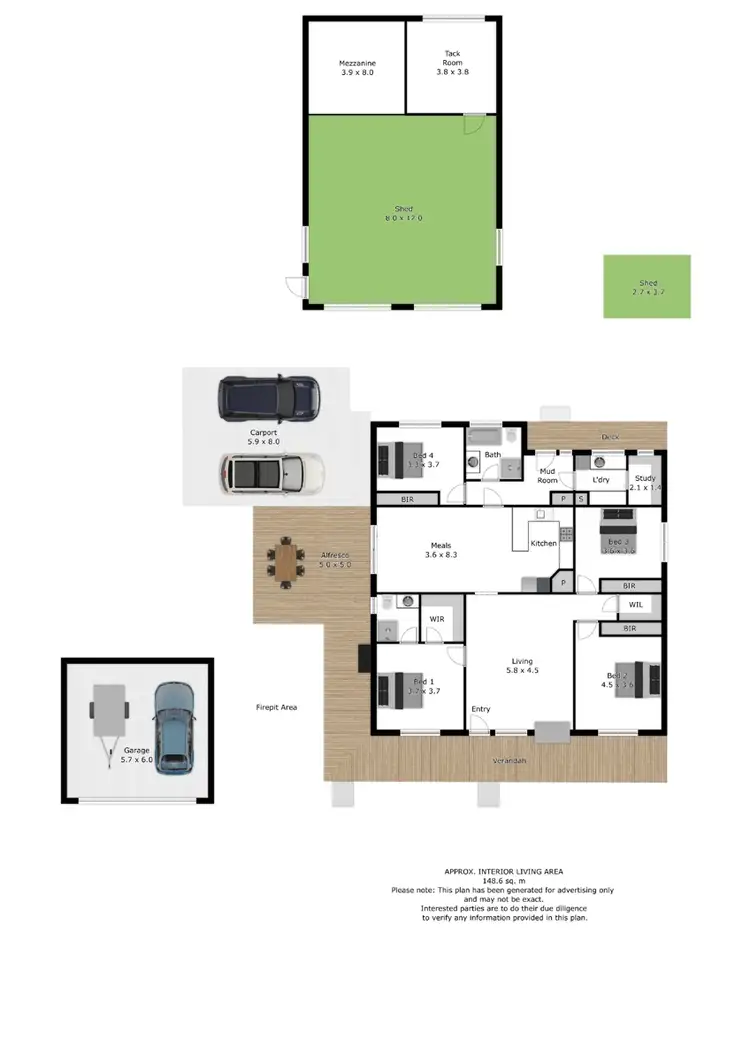 Floorplan of Homely house listing, 110 Stanley Road, Beechworth VIC 3747