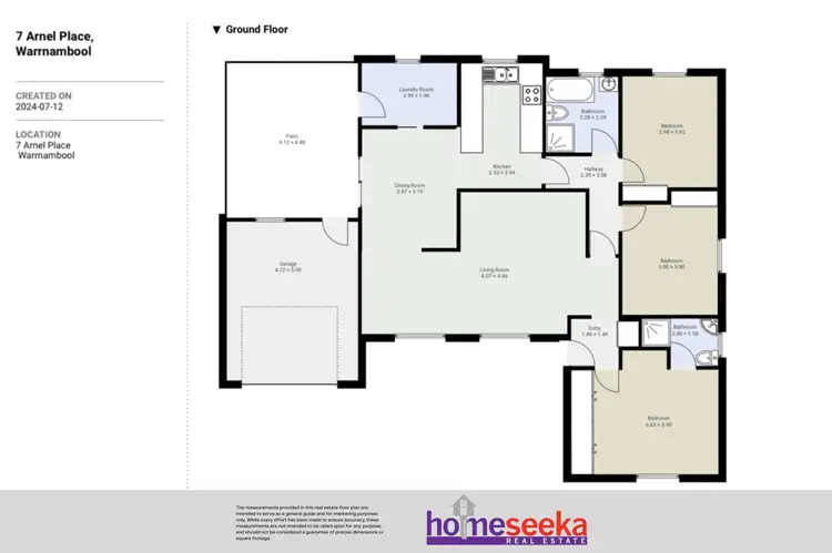 Floorplan of Homely house listing, 7 Arnel Place, Warrnambool VIC 3280