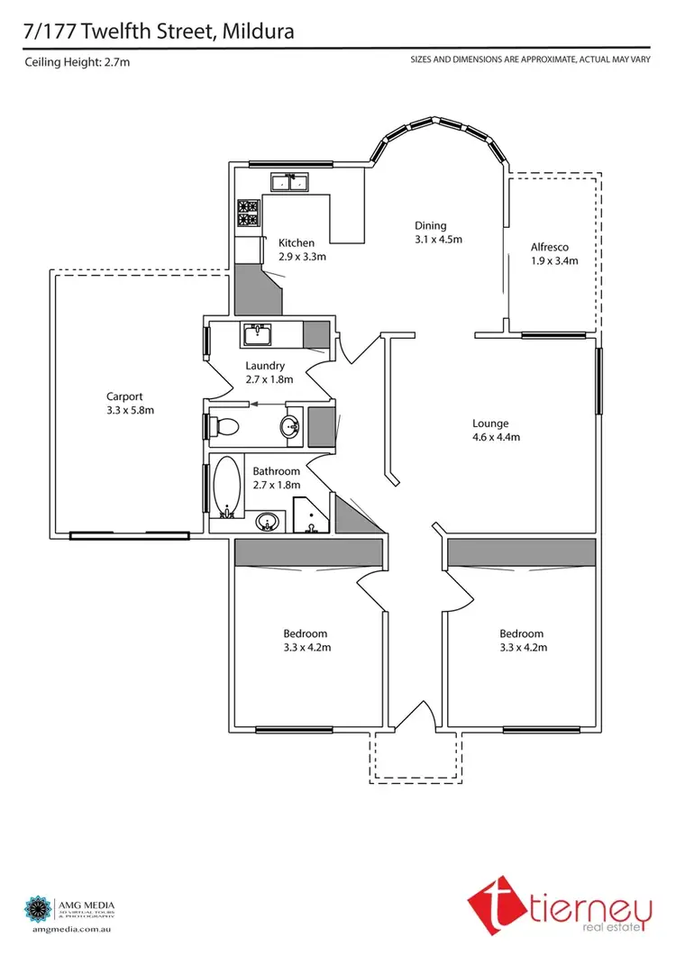Floorplan of Homely unit listing, 7/177 Twelfth Street, Mildura VIC 3500