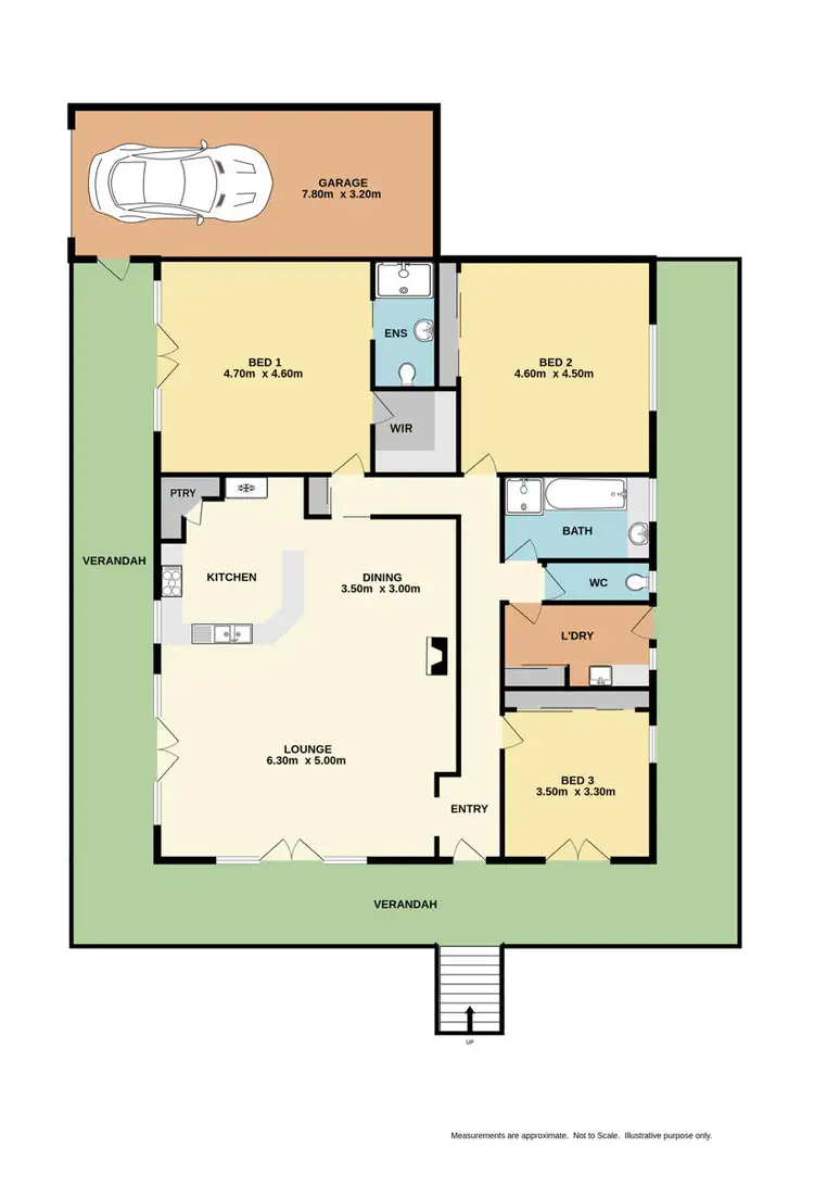 Floorplan of Homely house listing, 6a Diffey Road, Beechworth VIC 3747