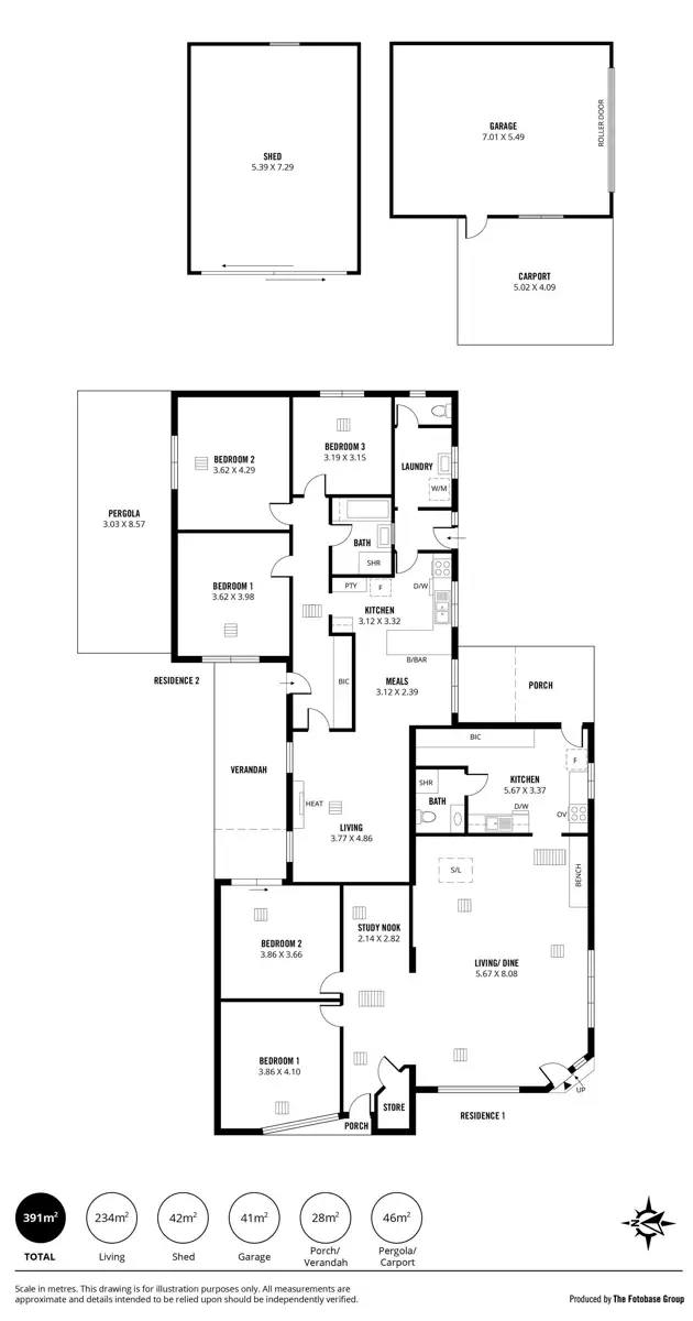 Floorplan of Homely house listing, 18 High Avenue, Clearview SA 5085