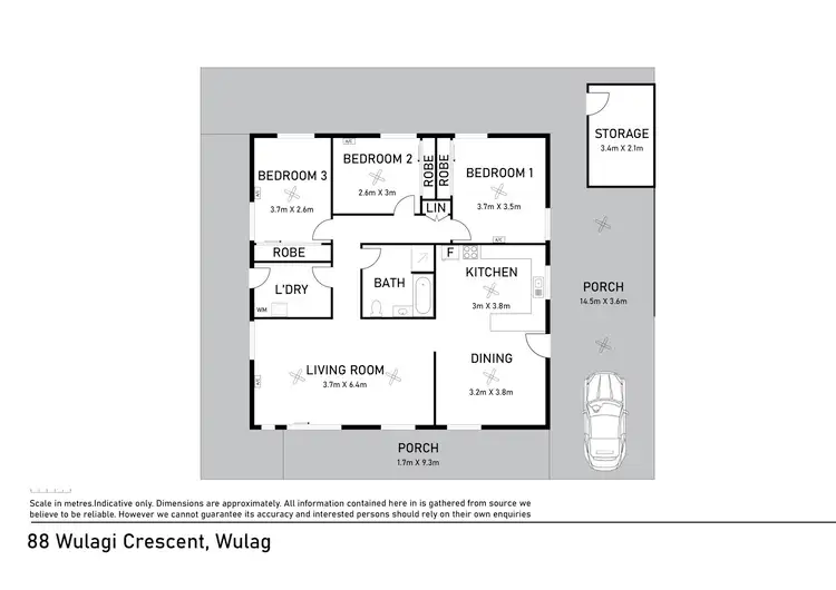 Floorplan of Homely house listing, 88 Wulagi Crescent, Wulagi NT 812