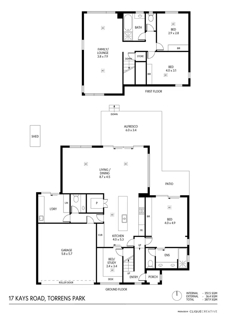 Floorplan of Homely house listing, 17 Kays Road, Torrens Park SA 5062