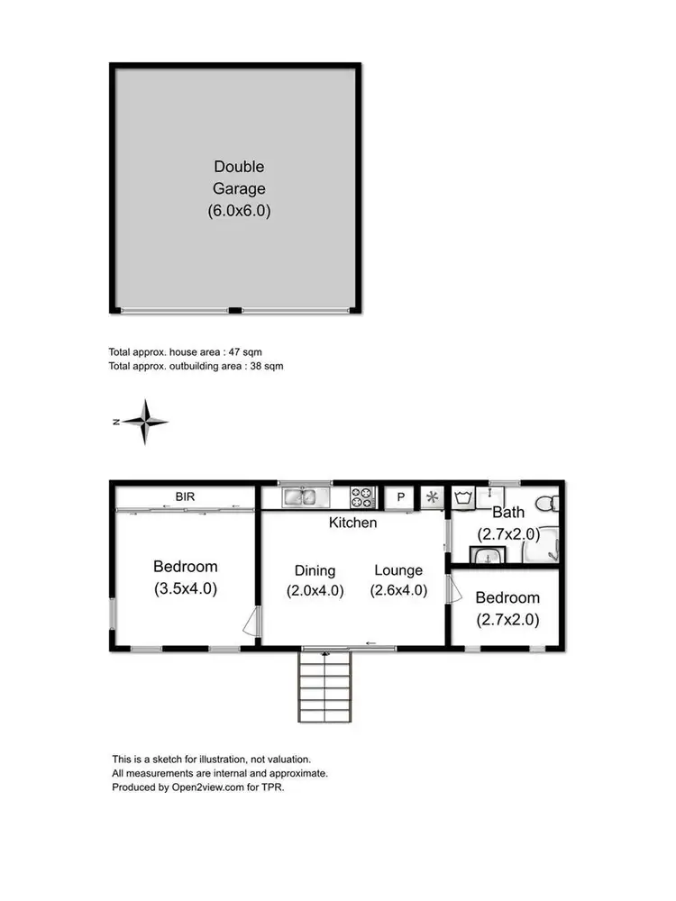 Floorplan of Homely house listing, 9 Glovers Road, Deep Bay TAS 7112