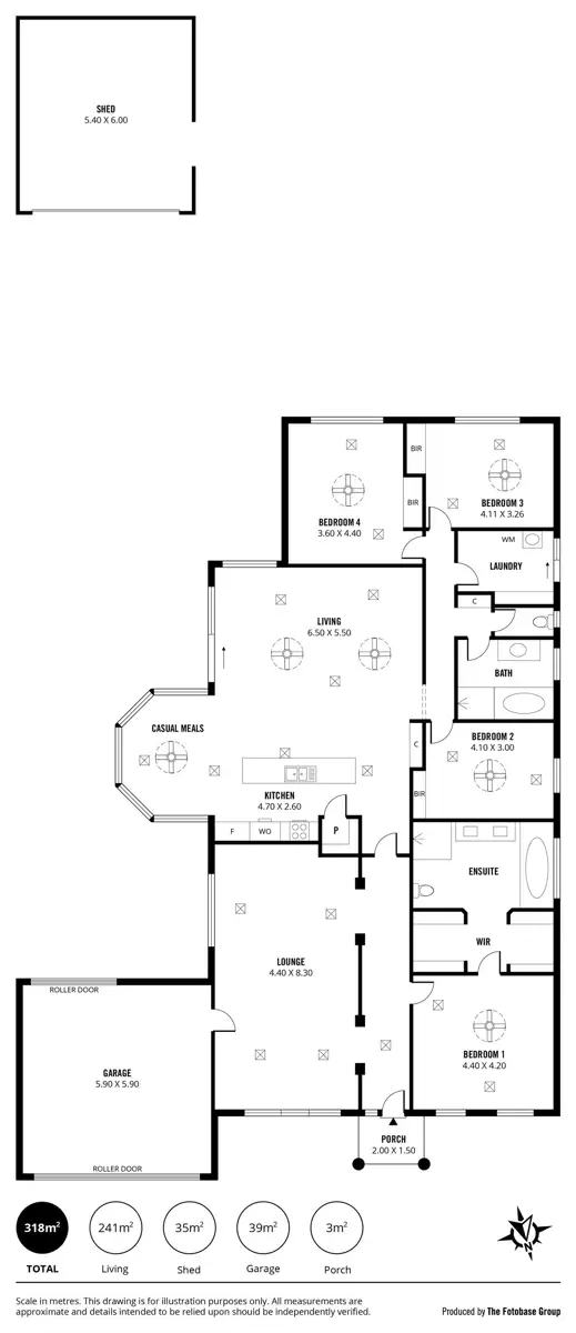 Floorplan of Homely house listing, 184 Pimpala Road, Woodcroft SA 5162