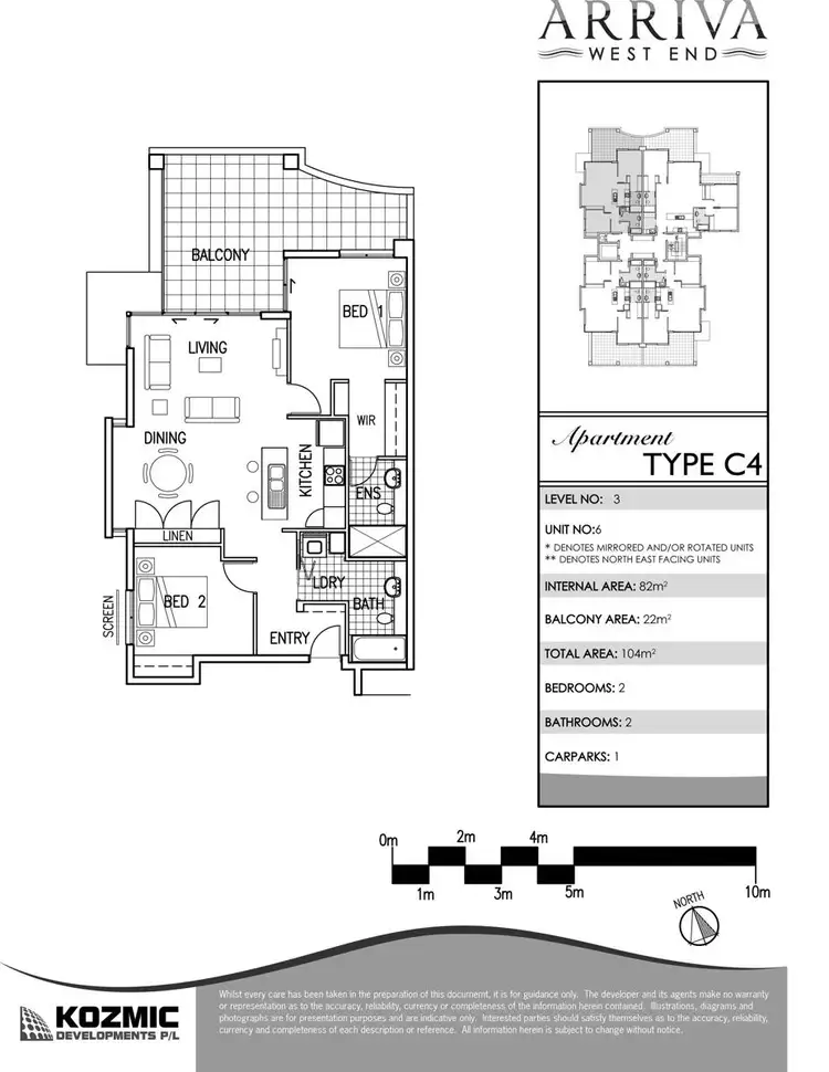 Floorplan of Homely house listing, 6/28 Ferry Road, West End QLD 4101