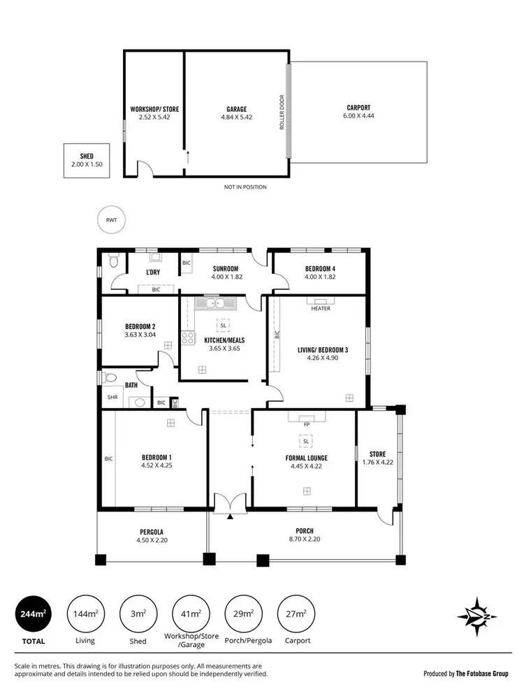 Floorplan of Homely house listing, 35 Rugby Street, Kingswood SA 5062