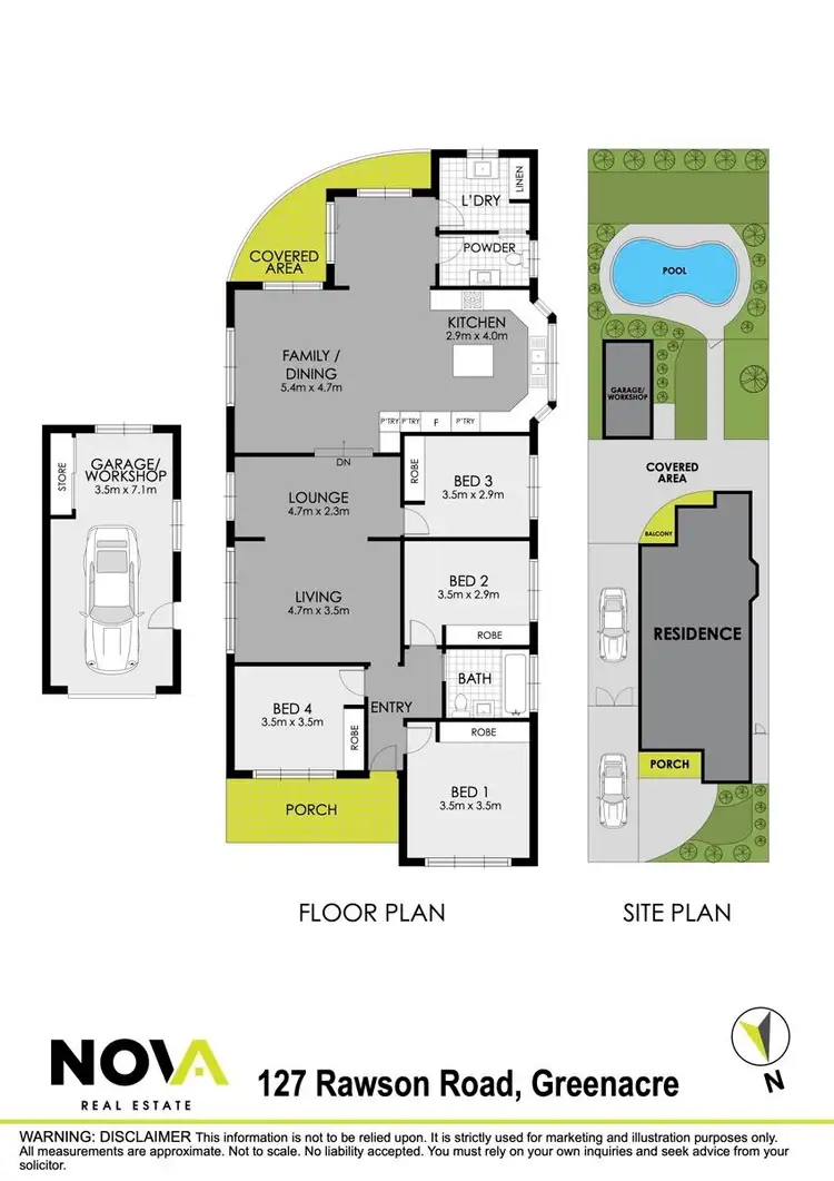 Floorplan of Homely house listing, 127 Rawson Road, Greenacre NSW 2190