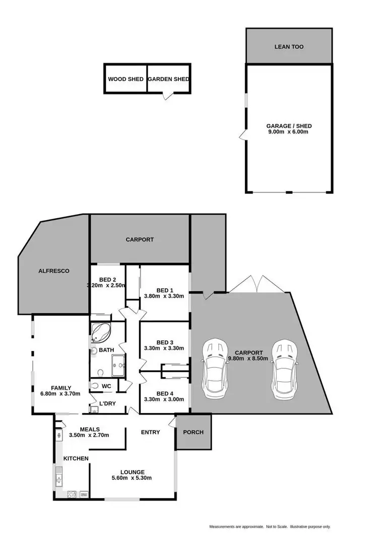 Floorplan of Homely house listing, 11 Sunnyside Crescent, Walla Walla NSW 2659