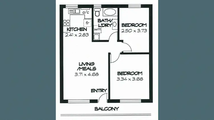 Floorplan of Homely unit listing, 16/125 Anzac Highway, Kurralta Park SA 5037