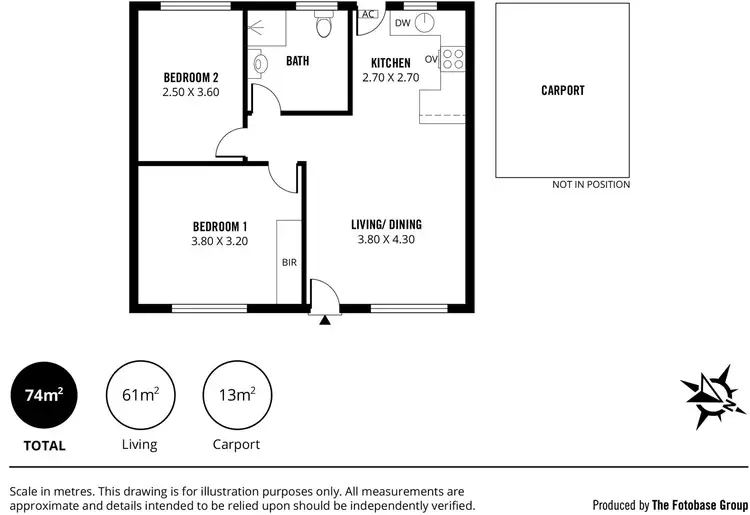 Floorplan of Homely unit listing, 8/9-11 Park Street, Glandore SA 5037