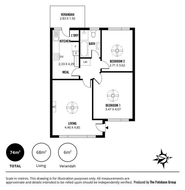 Floorplan of Homely unit listing, 5/418 Henley Beach Road, Lockleys SA 5032