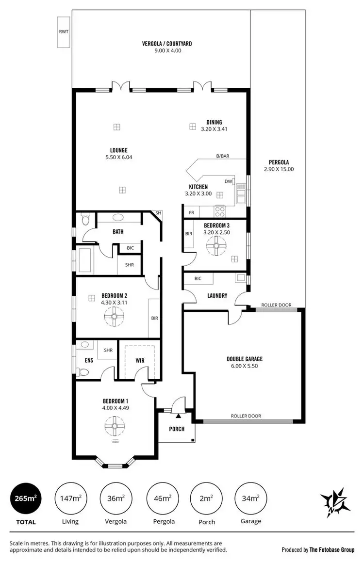 Floorplan of Homely house listing, 8 Brenchley Grove, Kingswood SA 5062