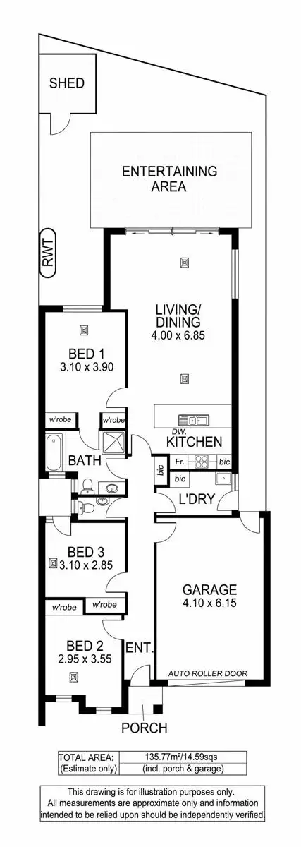 Floorplan of Homely house listing, 2B Carbnet Place, Seacombe Gardens SA 5047