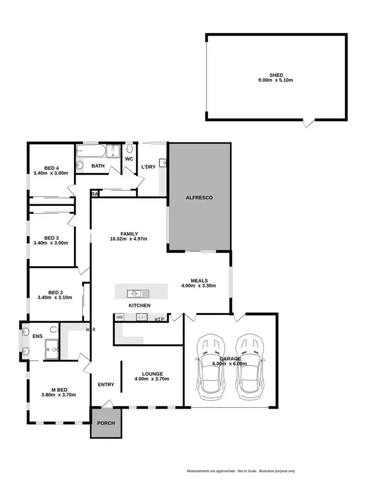 Floorplan of Homely house listing, 13 Gibson Boulevard, Tangambalanga VIC 3691