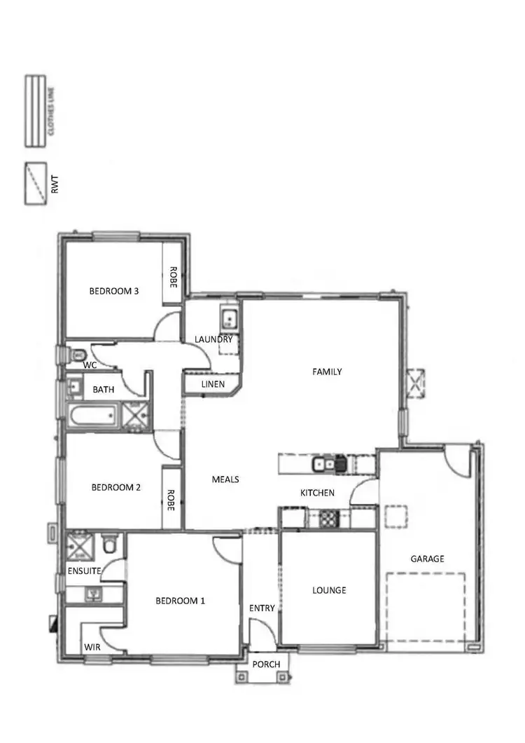 Floorplan of Homely house listing, 18 Tyson Avenue, Trott Park SA 5158
