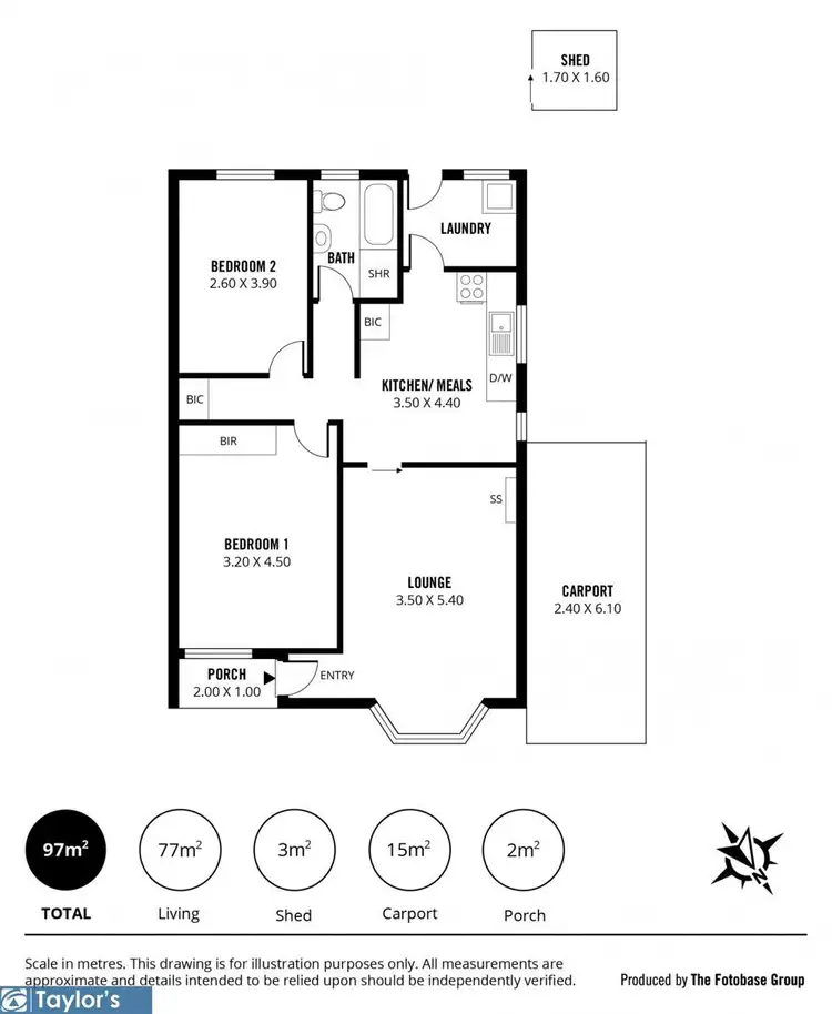 Floorplan of Homely house listing, 2/225 North East Road, Hampstead Gardens SA 5086