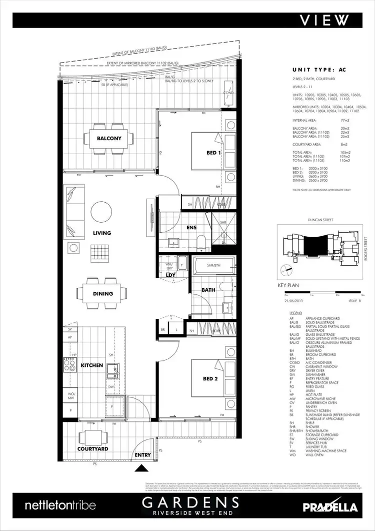 Floorplan of Homely house listing, 10504/30 Duncan Street, West End QLD 4101