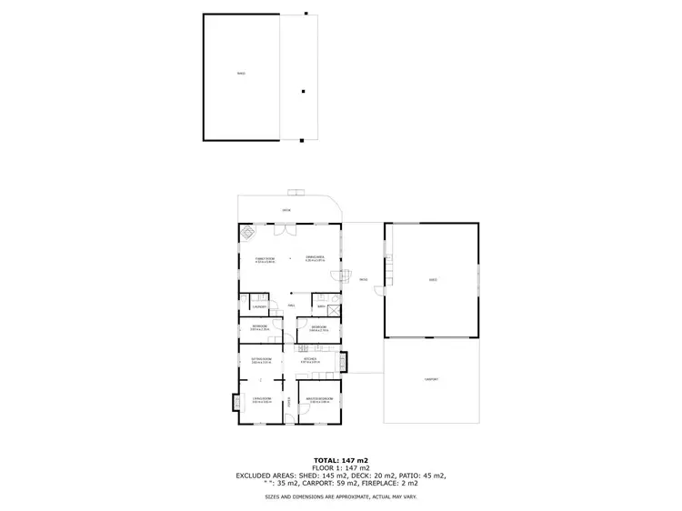 Floorplan of Homely house listing, 39 Kiewa East Road, Kiewa VIC 3691