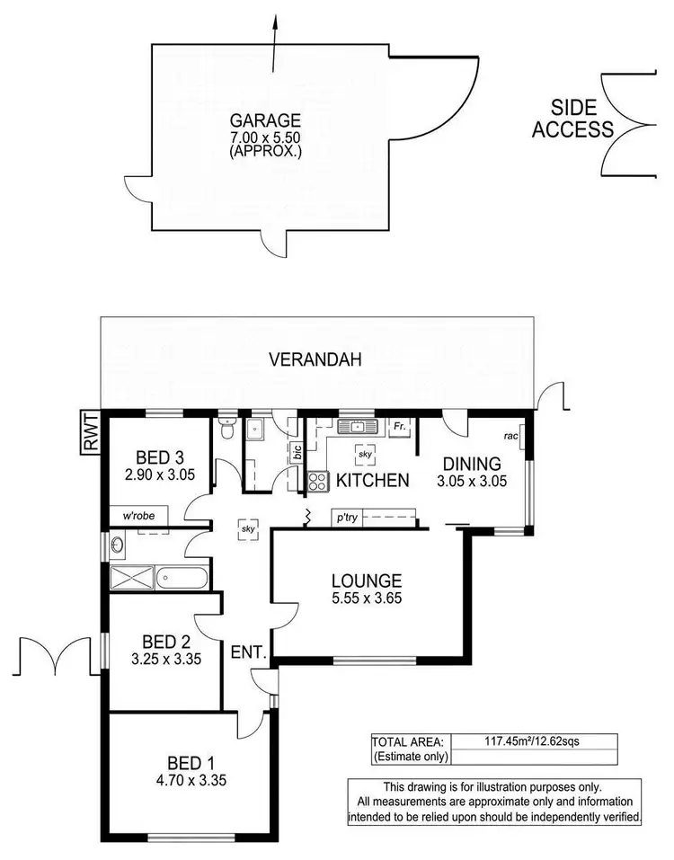 Floorplan of Homely house listing, 13 Haven Way, Hackham West SA 5163
