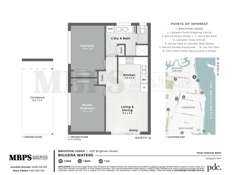 Floorplan of Homely apartment listing, 4/31 Brighton Street, Biggera Waters QLD 4216