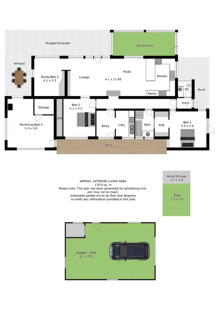 Floorplan of Homely rural property listing, 160 Sheep Station Creek Road, Beechworth VIC 3747