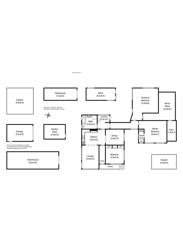 Floorplan of Homely house listing, 11 Guys Road, Cygnet TAS 7112