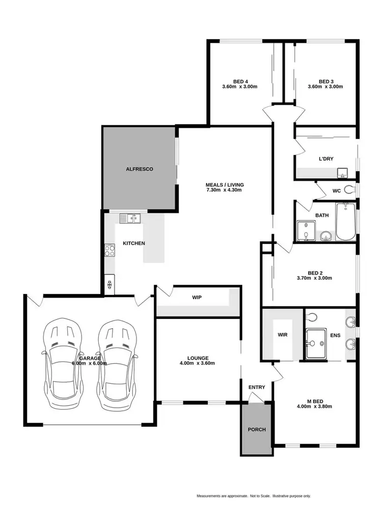 Floorplan of Homely house listing, 48 Hillford Circuit, Thurgoona NSW 2640