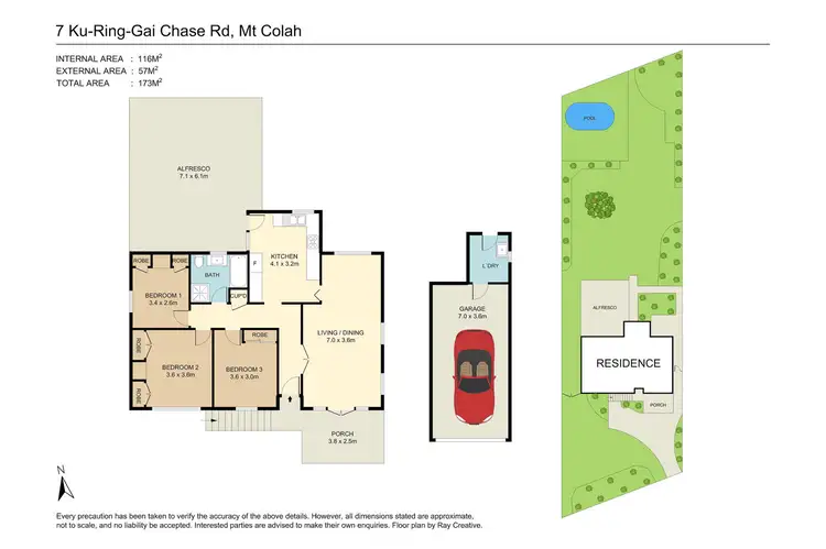 Floorplan of Homely house listing, 7 Ku-Ring-Gai Chase Road, Mount Colah NSW 2079