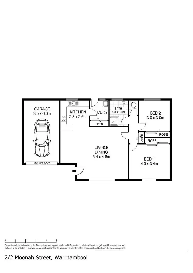 Floorplan of Homely house listing, 2/2 Moonah Street, Warrnambool VIC 3280
