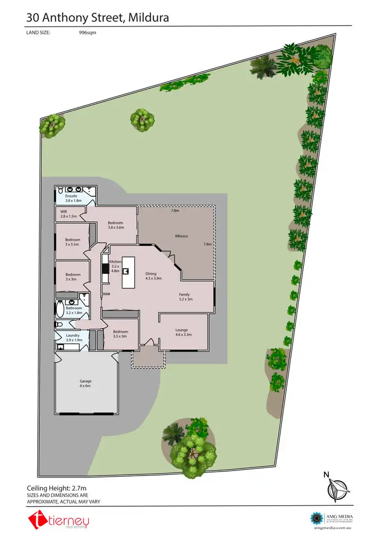 Floorplan of Homely house listing, 30 Anthony Street, Mildura VIC 3500